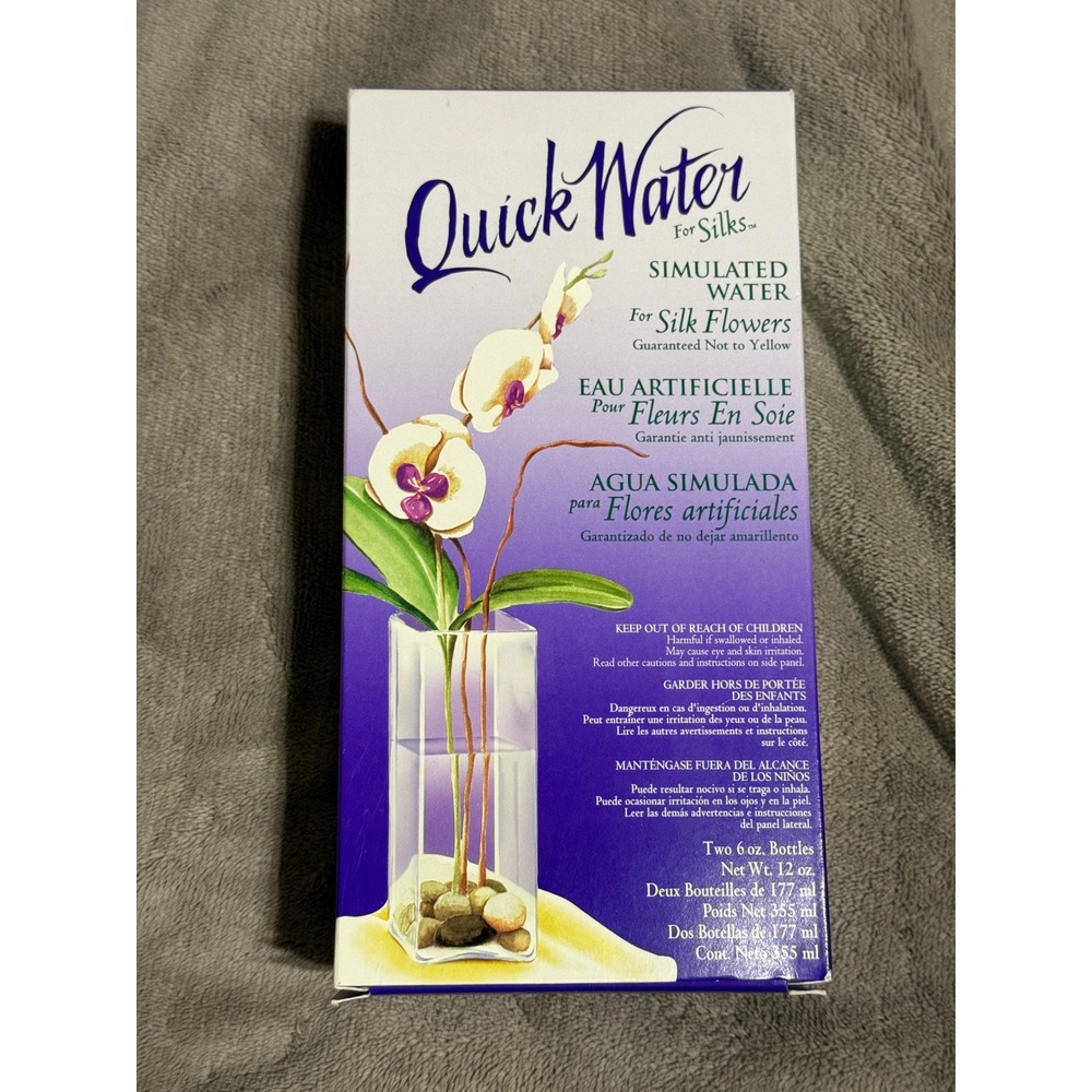 NEW Quick Water for Silks Simulated Water
6oz Part A & B Bottles